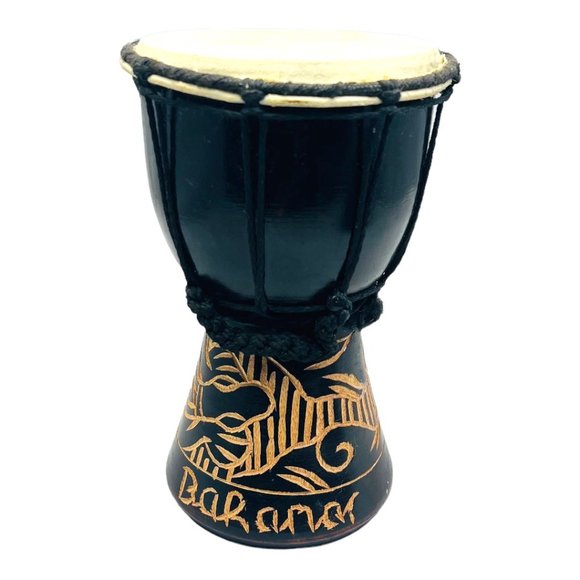Handmade Small Djembe Drum 8" Tall  x 5.25" Wide - Picture 7 of 7